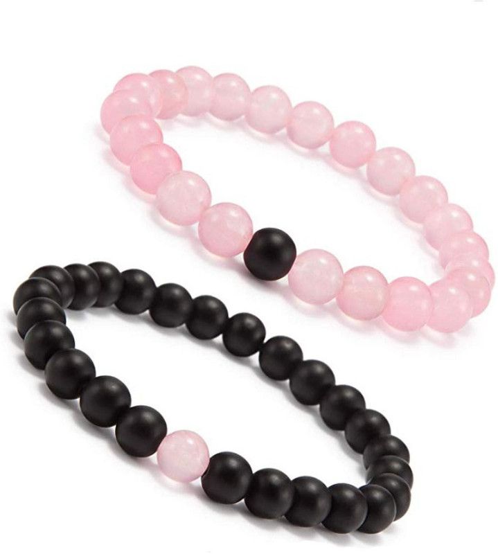Stone Agate, Quartz Bracelet  (Pack of 2)