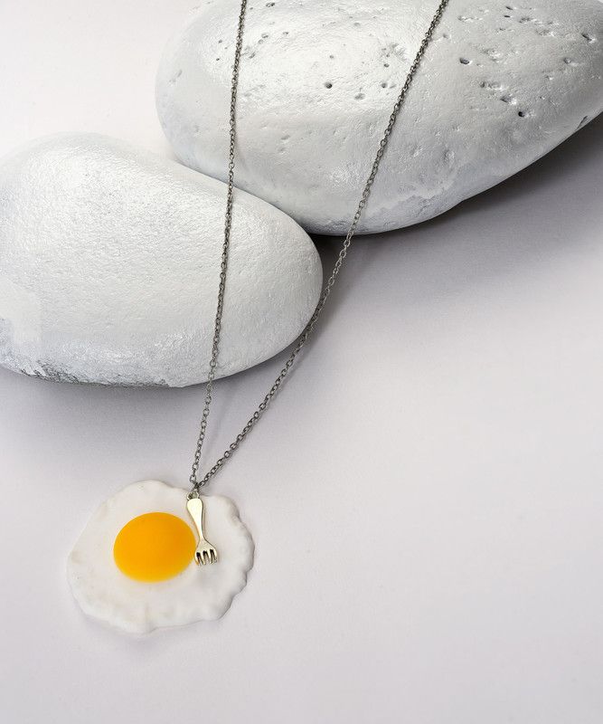 Silver Plated Plastic Necklace