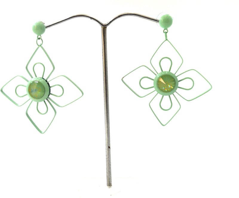 MFSFE-48 Garnet Alloy Hoop Earring