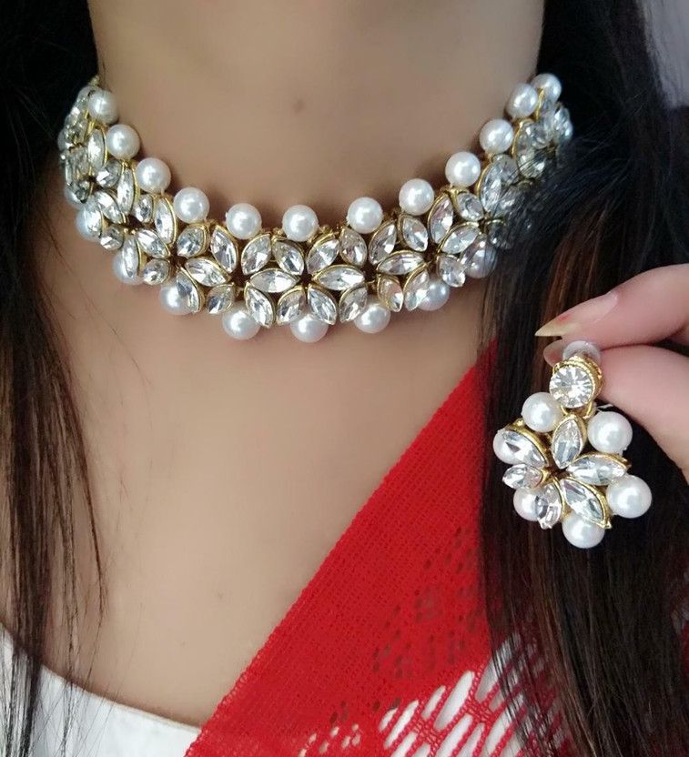 Alloy Gold Jewel Set  (Pack of 1)