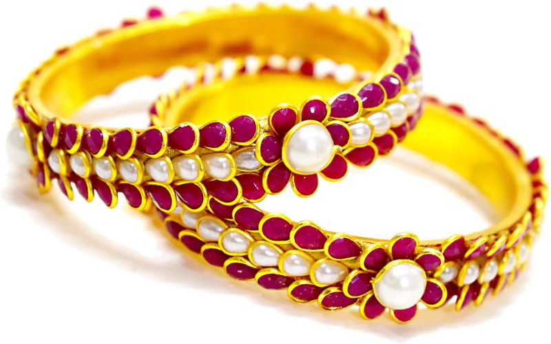 Brass Bangle Set  (Pack of 2)