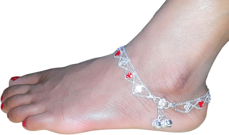 Saikh Enterprise Alloy Anklet/Toda/Payel for Women (JP0001) Alloy Anklet