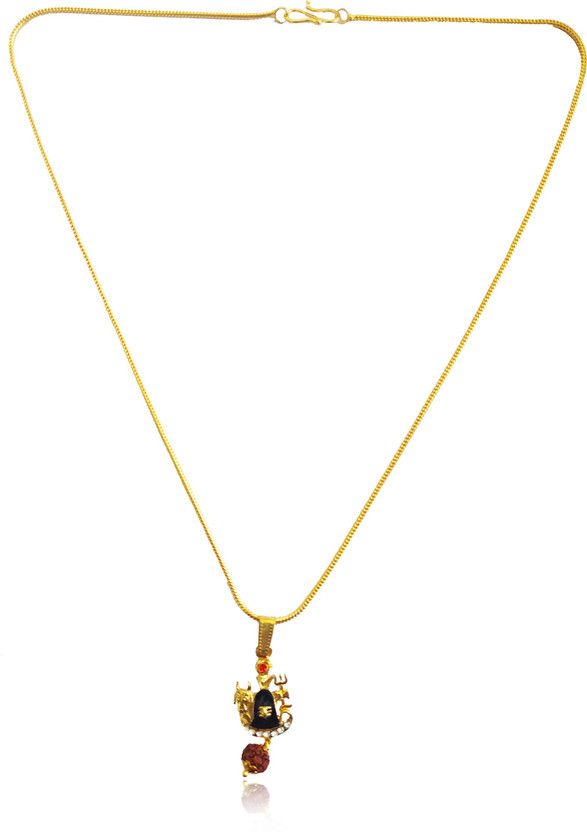 Gold-plated Cubic Zirconia Alloy, Brass Locket Set