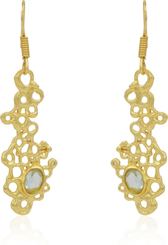 Traditional Fashion Jewellery Topaz Brass Drops & Danglers