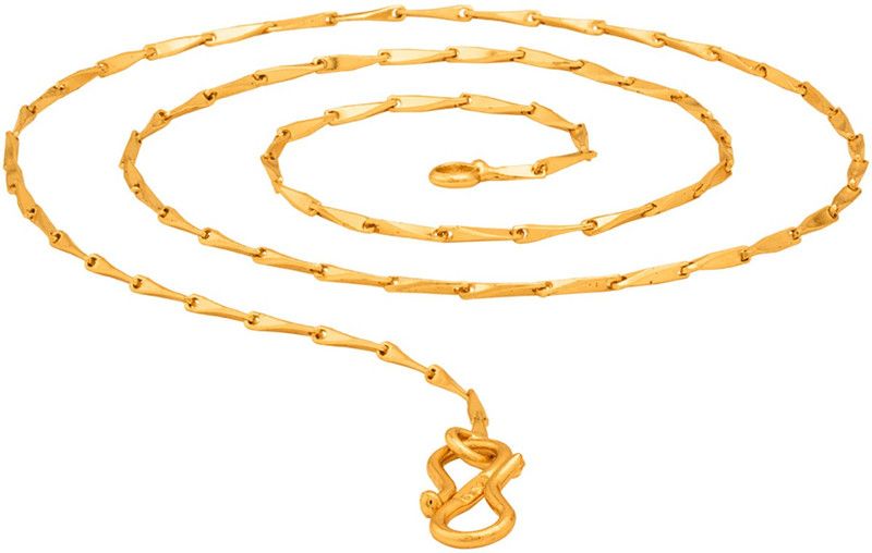 Gold-plated Plated Brass Chain_(Pack of 1 pc) Brass Chain