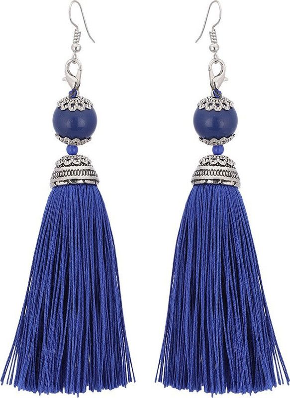 Fashion Tribal Fringe Rope Tassel Earrings for Women & Girls Alloy Tassel Earring
