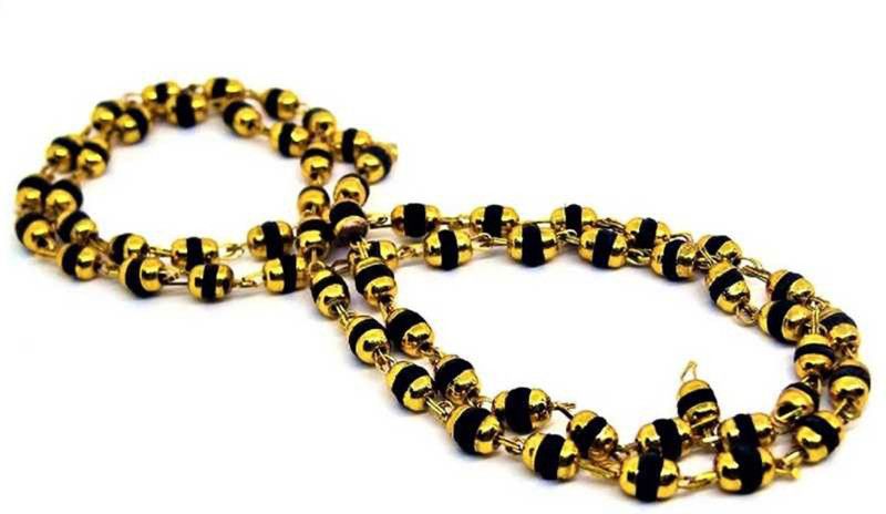 rudraksha mala chain for boys and girls mala chain Brass Necklace