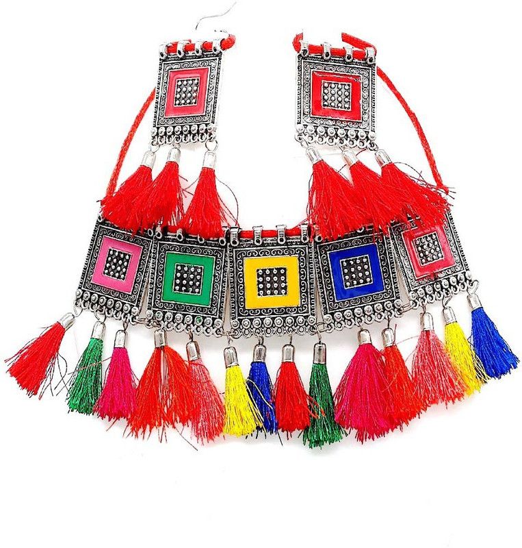 Alloy , Multicolor Jewel Set  (Pack of 1)