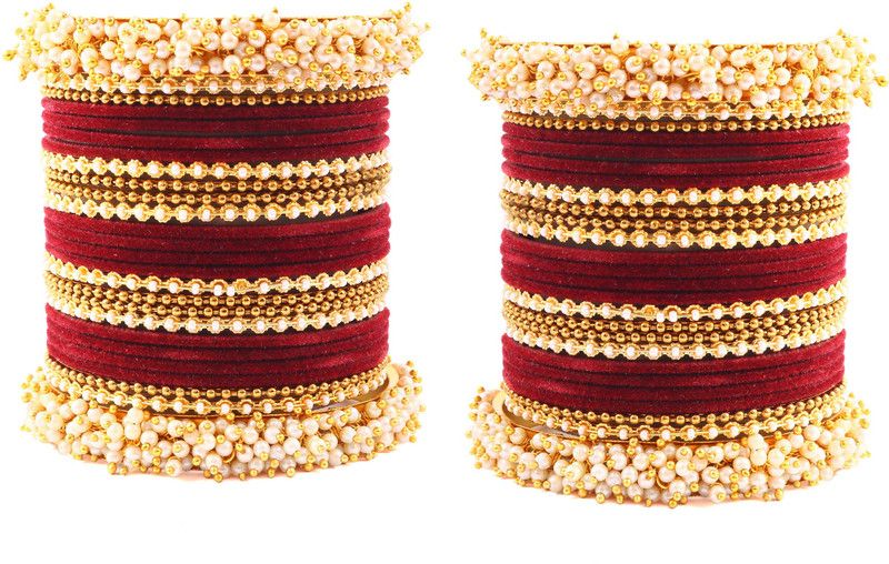 Brass Brass Bangle Set  (Pack of 52)