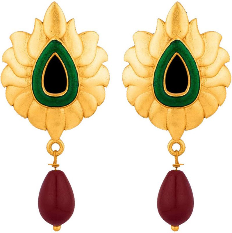 Beauty Rati Kathakali Earrings Brass Drops & Danglers