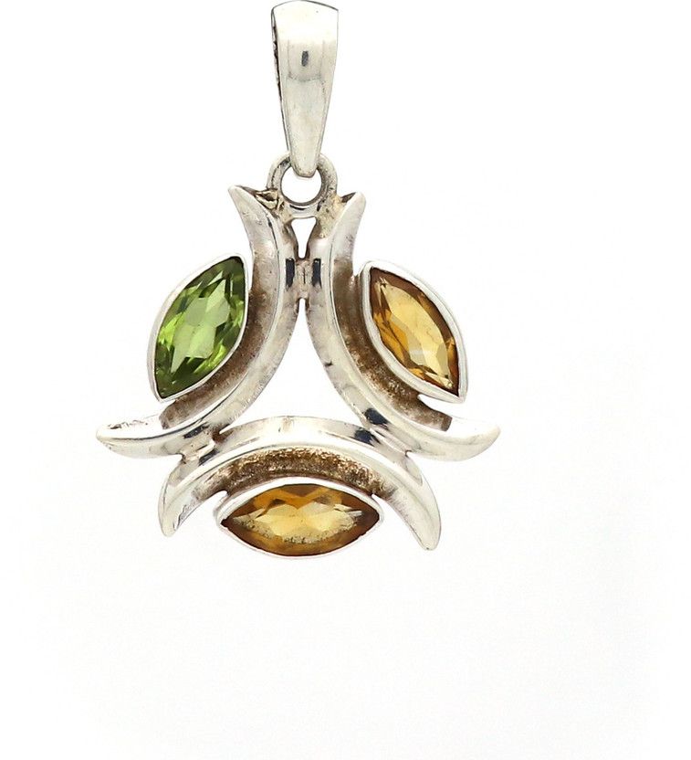 Sterling Silver Peridot, Topaz Sterling Silver