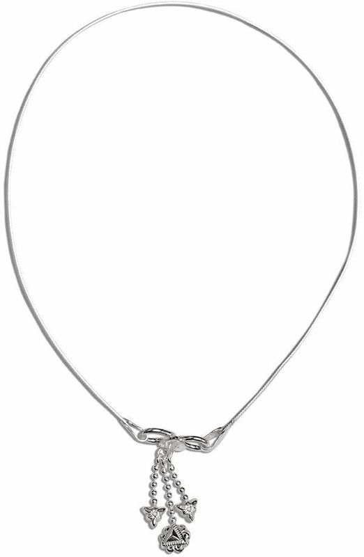 Silver Style Women's Sterling Silver Leaf Charm Super Herring Chain Anklet by ACPL, 1 Pair Silver Anklet