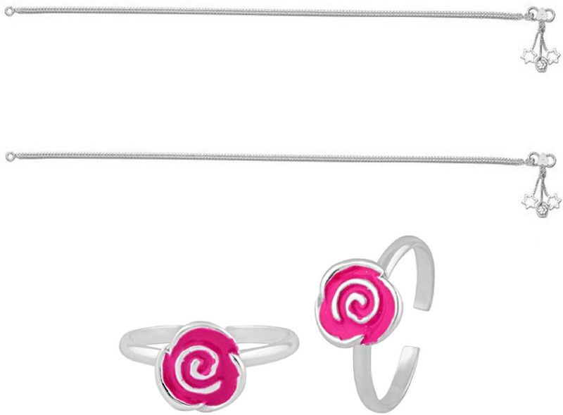 Sterling Silver Sterling Silver Silver Jewel Set  (Pack of 1)