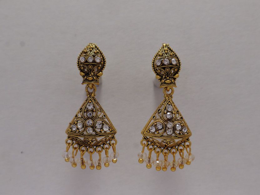 Silverstar Designer Wear Lady Earrings Alloy Drops & Danglers