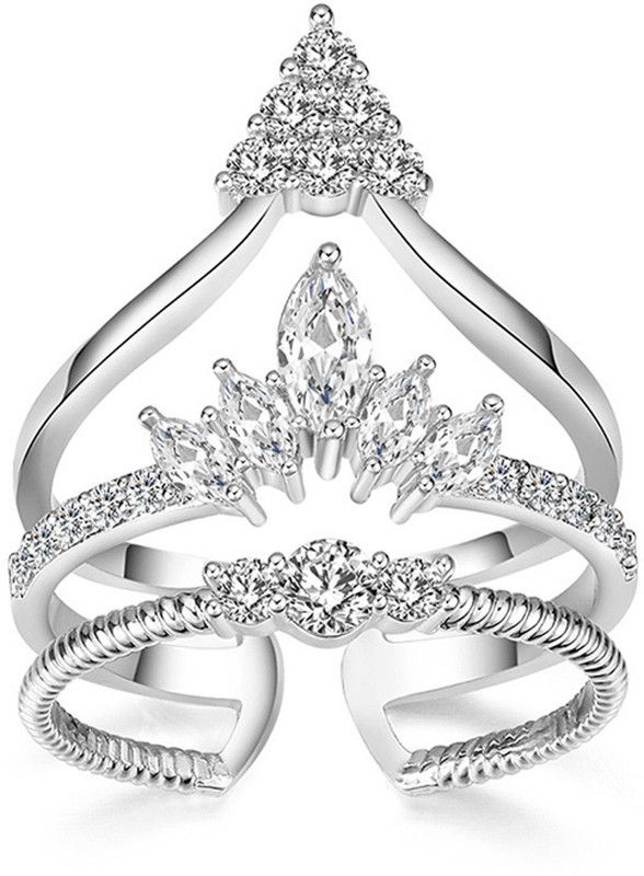 Verona Collection Fashionista Alloy Silver Plated Ring