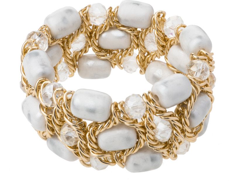 Glass Beads Gold-plated Bracelet
