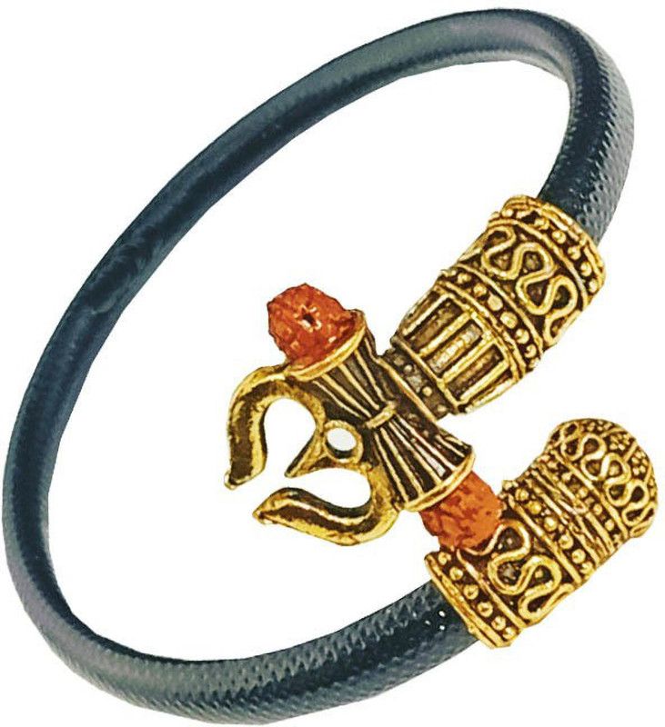 Leather Gold-plated Kada