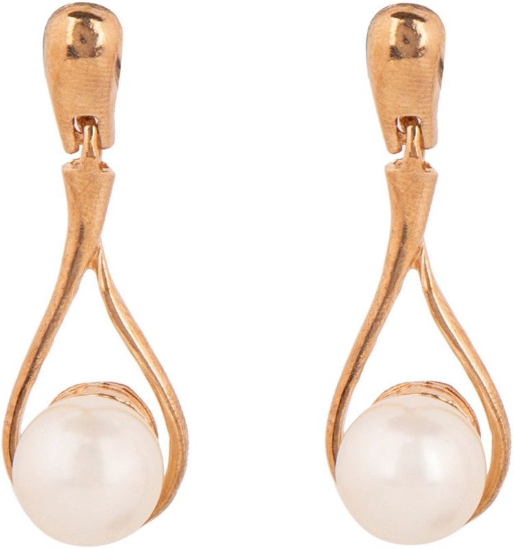 Fashion Statement Pearl Alloy Drops & Danglers, Earring Set
