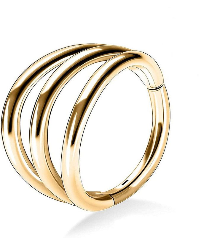 NEW FASHION JEWELS Gold-plated Plated Alloy Nose Ring