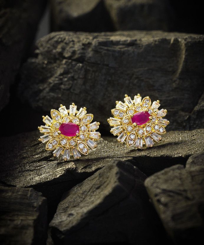Hand crafted for the modern age, quintessential, goddess that walks the earth. Crystal Alloy, Brass, Copper Stud Earring, Plug Earring