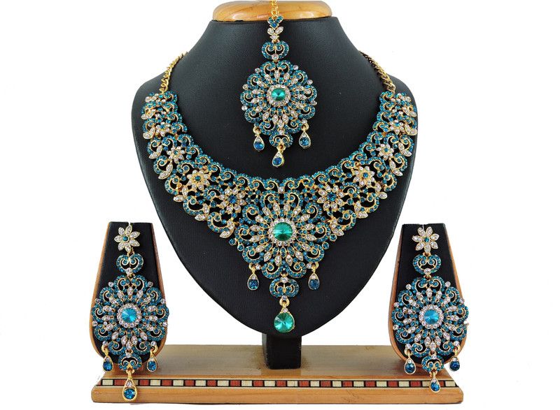 Alloy Jewel Set  (Turquoise)