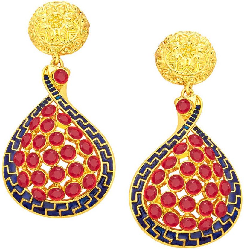 Alluring Gold Plated Alloy Drops & Danglers