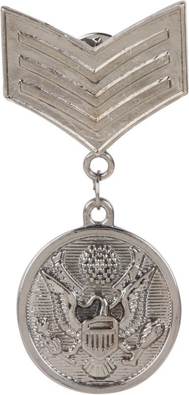 Tripin Medal Brooch  (Black)