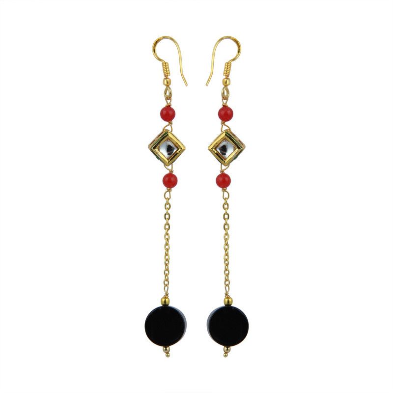 Delicate Agate, Jade Alloy Drops & Danglers
