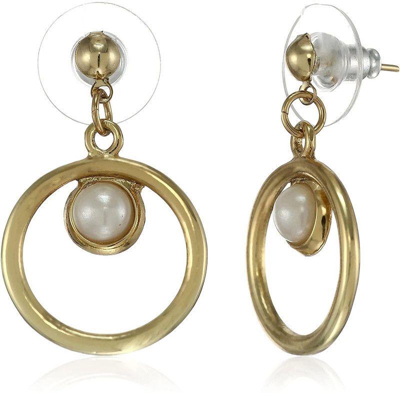 Earrings Pearl Alloy Drops & Danglers