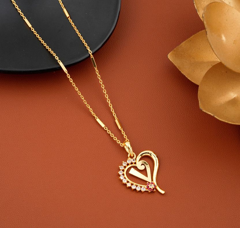 new design necklace chain for women &girls Gold-plated Plated Metal, Alloy Chain