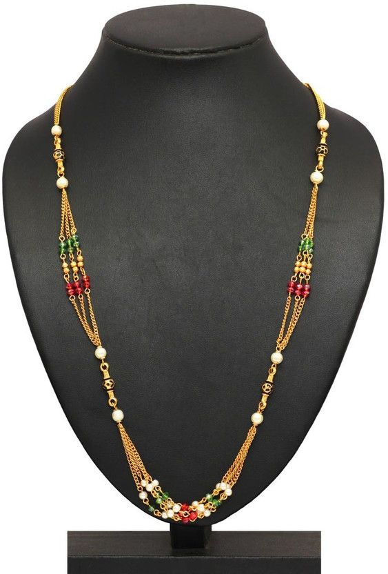 Bollywood Collection Gold-plated Plated Alloy Necklace Set