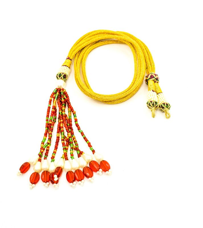 Wedding collection nacklase back chain dori multicolor women use (AF242) Gold-plated Plated Crystal, Dori Necklace