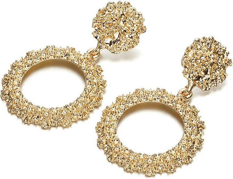 Trendy Gold Alloy Drops & Danglers