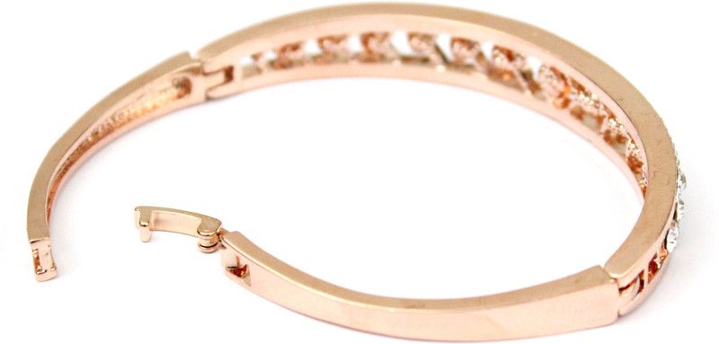 Metal Cubic Zirconia Gold-plated Bracelet
