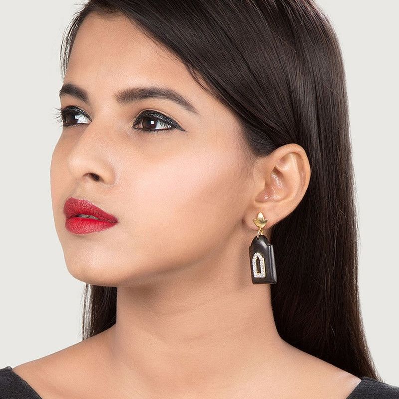 Artificial Classic Plain Cubic Zirconia Alloy Drops & Danglers