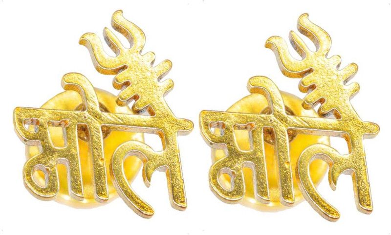 Religious Jewelry Lord Shiv Bhole TrishulÂ Piercing Jewelry Stainless Steel Stud Earring