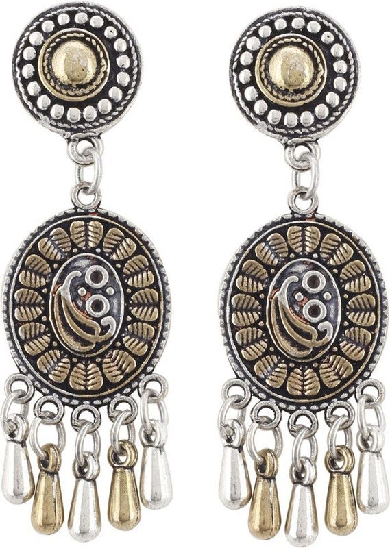 GCN1156 Silver, Metal Drops & Danglers