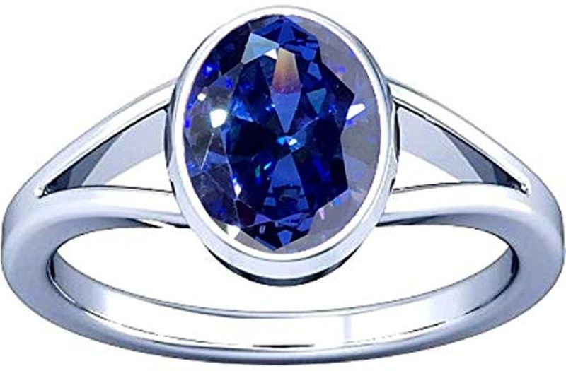 7.25-7.50 Ratti Tanzanite Stone Silver Ring Stone Tanzanite Ring