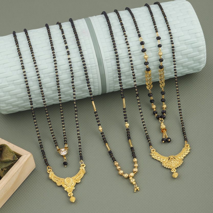COMBO OF FANCY MANGALSUTRA Brass Mangalsutra