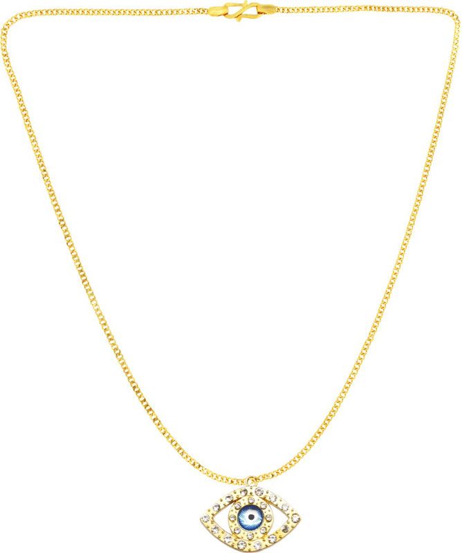Gold Tone Evil Eye Goodluck Gold-plated Beads Zinc, Alloy, Metal Pendant