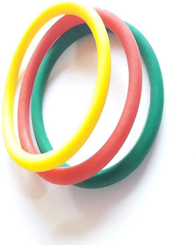 Rubber Bracelet Set  (Pack of 3)