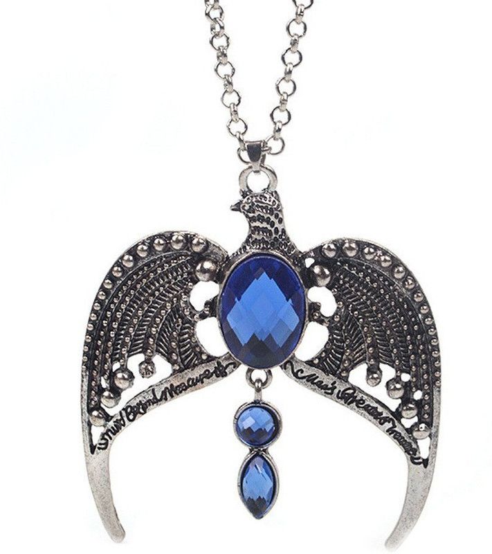 Silver Ravenclaw Horcrux Eagle Alloy Pendant