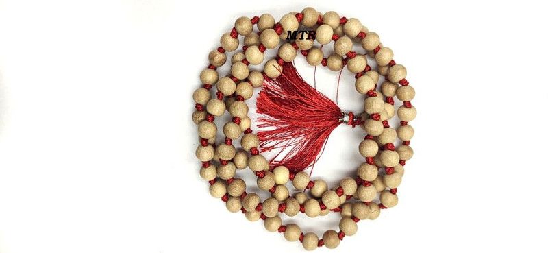 Natural Tulsi mala religious jaap (chanting) mala (8mm) Wood Necklace