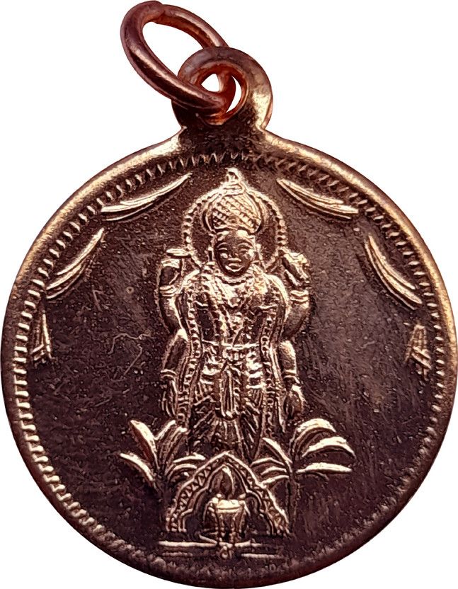 Satyanarayana Swamy Copper Pendant