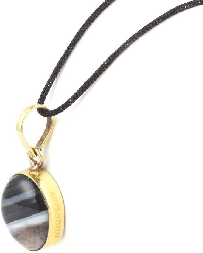 Original Hakik Stone Beautiful Pendant For Girls Gold-plated Agate Copper Pendant