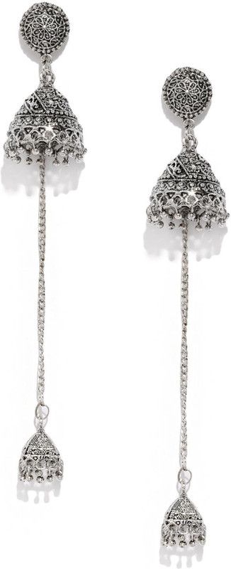 Traditional Antique Metal Jhumki Earring