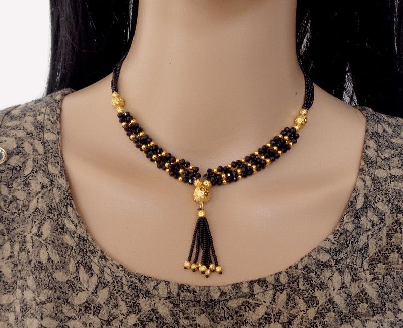 ramdev art frankie and stylish mangalsutra Copper, Alloy, Metal Mangalsutra
