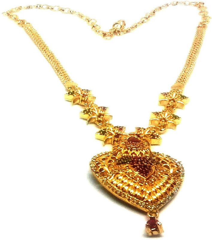 This gold plated imitation fashion designer NECKLACE Gold-plated Plated Alloy Necklace