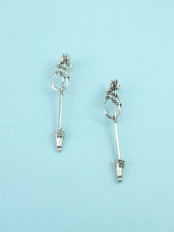 Shiva Inspired Alloy Stud Earring