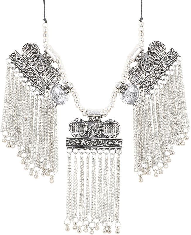 Silver Plated Metal, Silver Choker